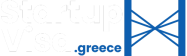 Startup greek visa logo white